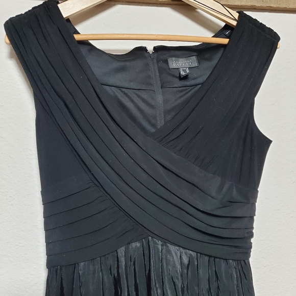 Adrianna Papell black dress women's size 8 cocktail party - Picture 4 of 8